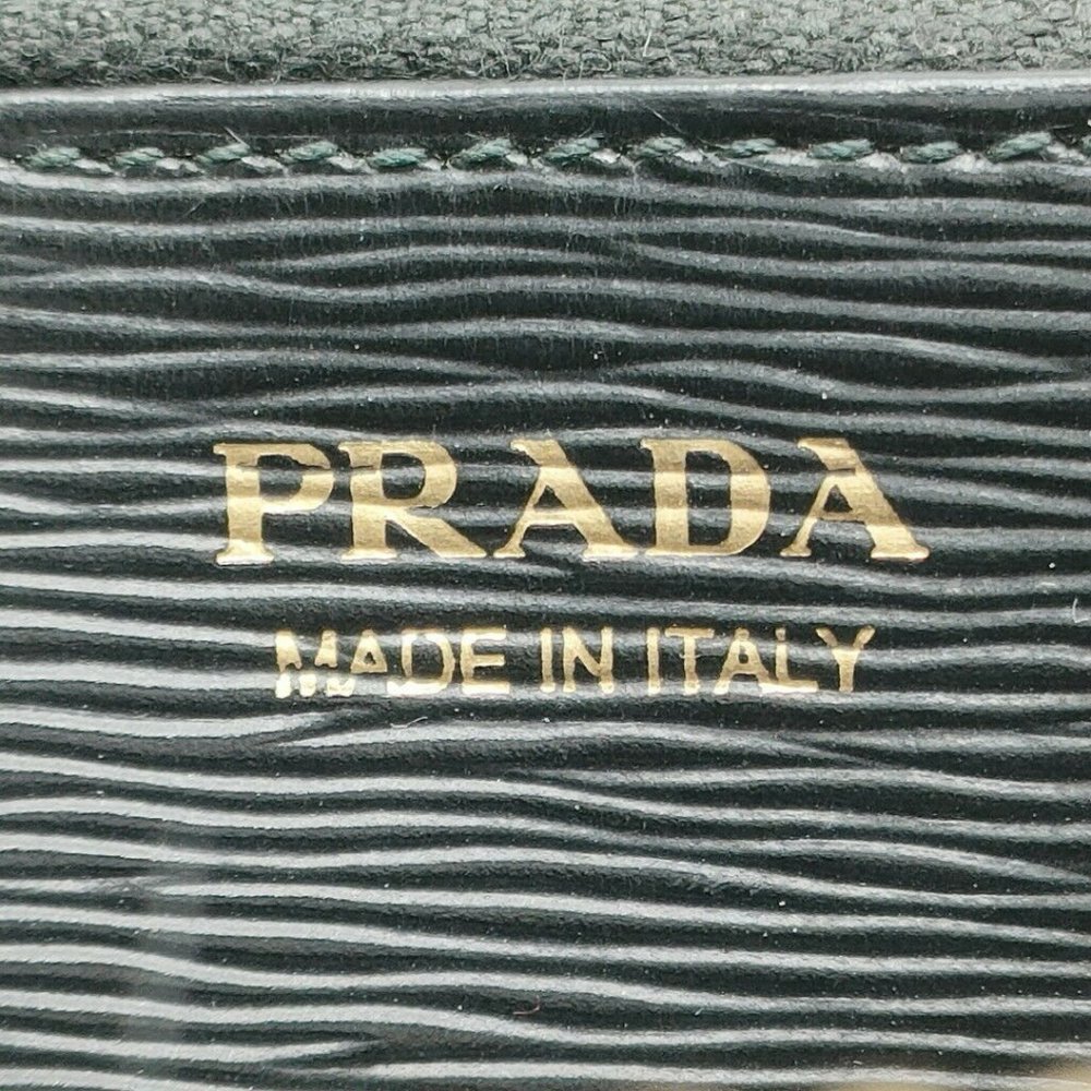100% Authentic Prada Zippy Black Nylon Wallet - Picture 8 of 10